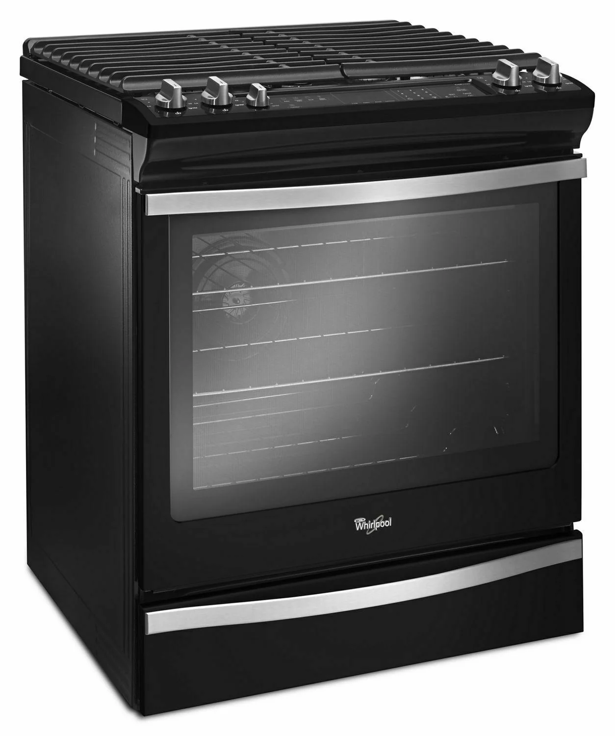 Whirlpool WEG745H0FE 5.8 Cu. Ft. Slide-In Gas Range with EZ-2-Lift™ Hinged Grates - Black Ice - Image 3