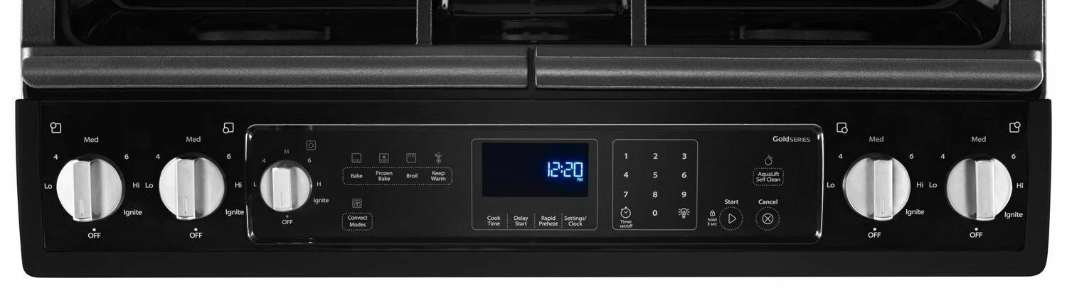 Whirlpool WEG745H0FE 5.8 Cu. Ft. Slide-In Gas Range with EZ-2-Lift™ Hinged Grates - Black Ice - Image 4