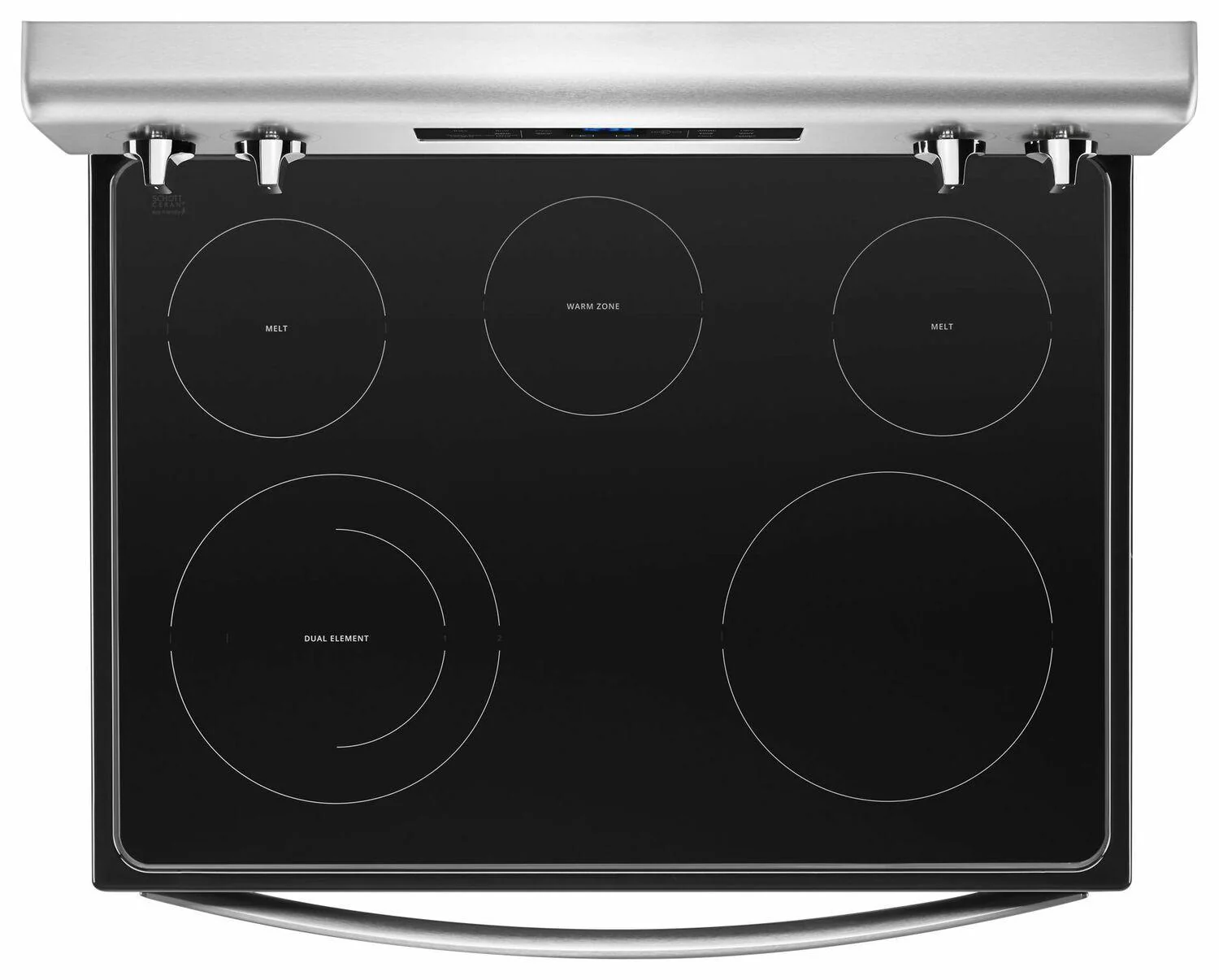 5.3 cu. ft. Freestanding Electric Range with 5 Elements - Black-on-Stainless - Image 4