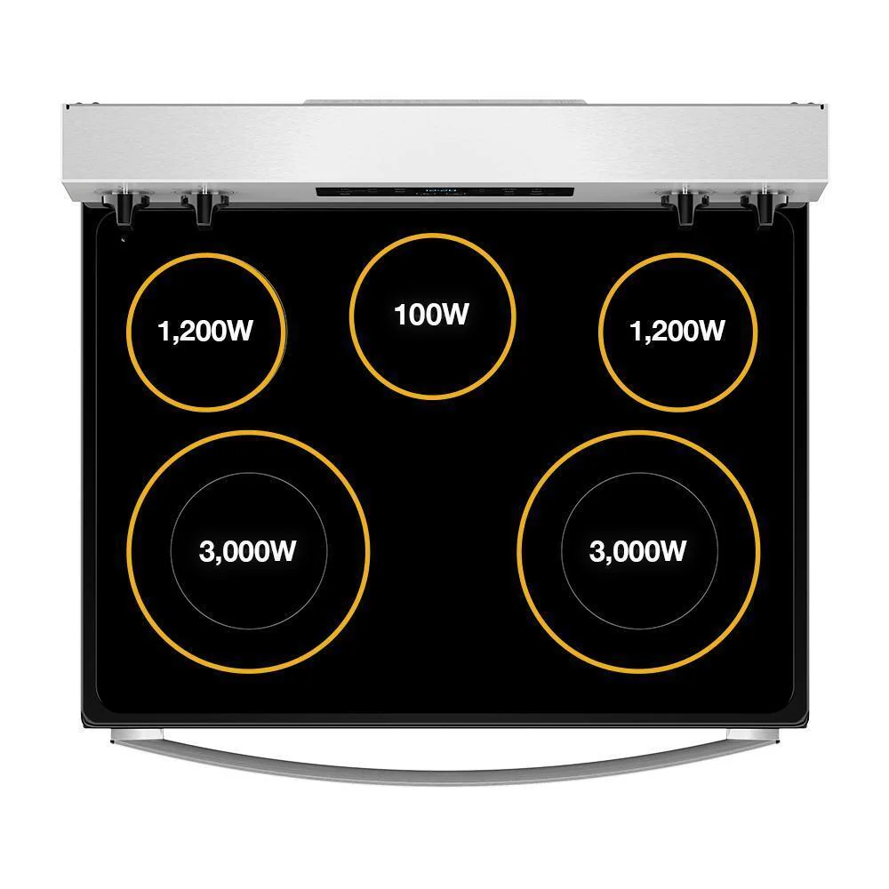Whirlpool WFES3330RZ 30-inch Electric Range with Steam Clean - Image 7