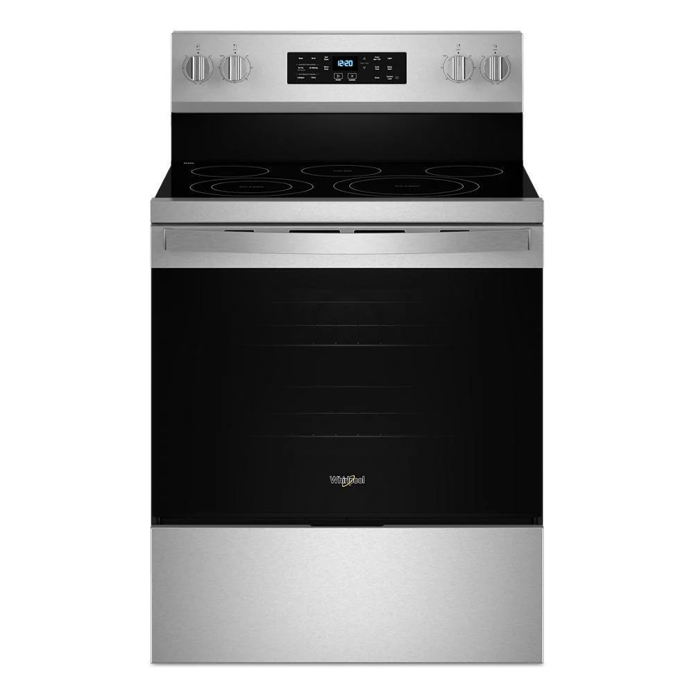Whirlpool WFES5030RZ 30-inch Energy Star Electric Range with Air Cooking Technology, No Preheat Air Fry and Air Baking and Self Clean