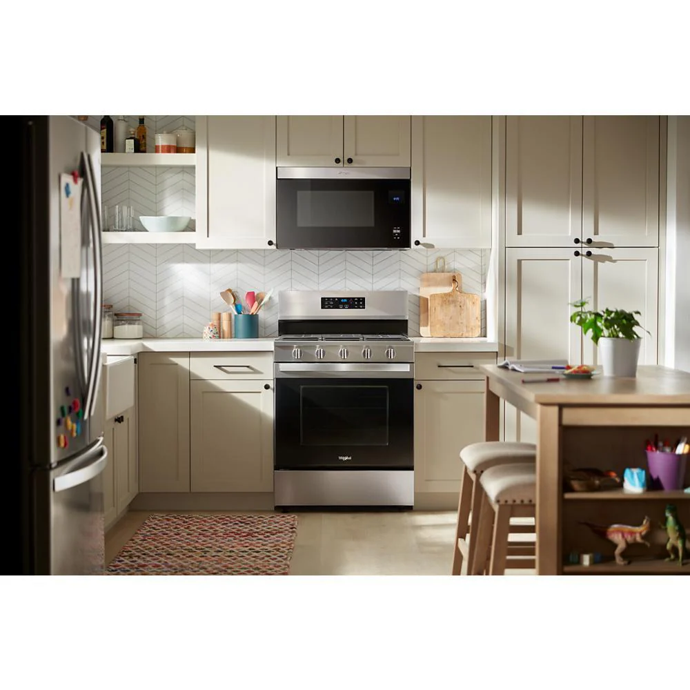 Whirlpool WFGS5030RZ 30-inch Gas Range with Air Cooking Technology, No Preheat Air Fry and Air Baking and Self Clean - Image 3