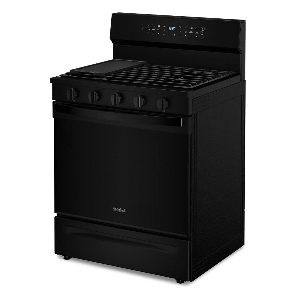 Whirlpool WFGS7530RB 30-inch Smart Gas Range with Air Cooking Technology, No Preheat Air Fry, Steam/Self Clean and High Speed Preheat - Image 16