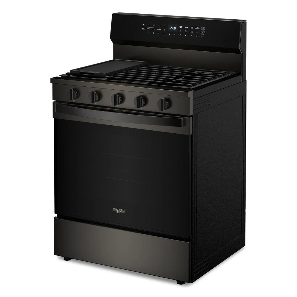 Whirlpool WFGS7530RV 30-inch Smart Gas Range with Air Cooking Technology, No Preheat Air Fry, Steam/Self Clean and High Speed Preheat - Image 16