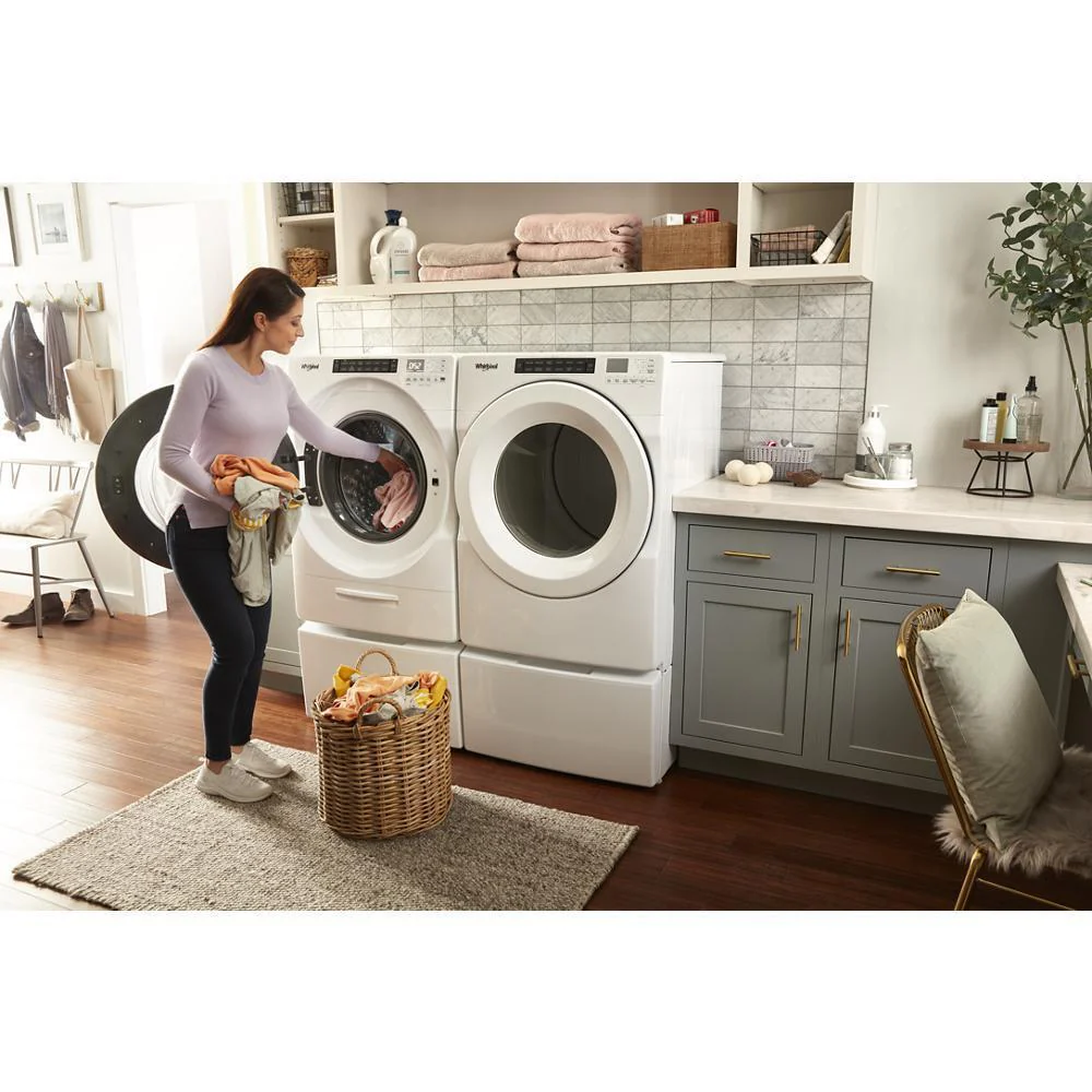 Whirlpool WFP2715HW 15.5" Pedestal for Front Load Washer and Dryer with Storage - Image 37