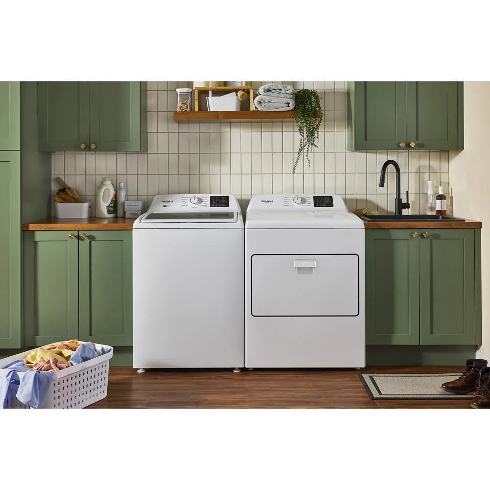 Whirlpool WGD4105SW 7.0 cu. ft. Gas Dryer with Adaptive Dry - Vented Top Load Matching - Image 2