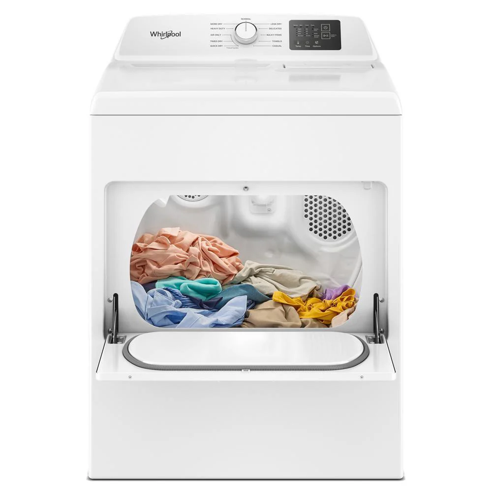 Whirlpool WGD4107SW 7.0 cu. ft. Gas Dryer with Adaptive Dry - Vented Top Load Matching - Image 8