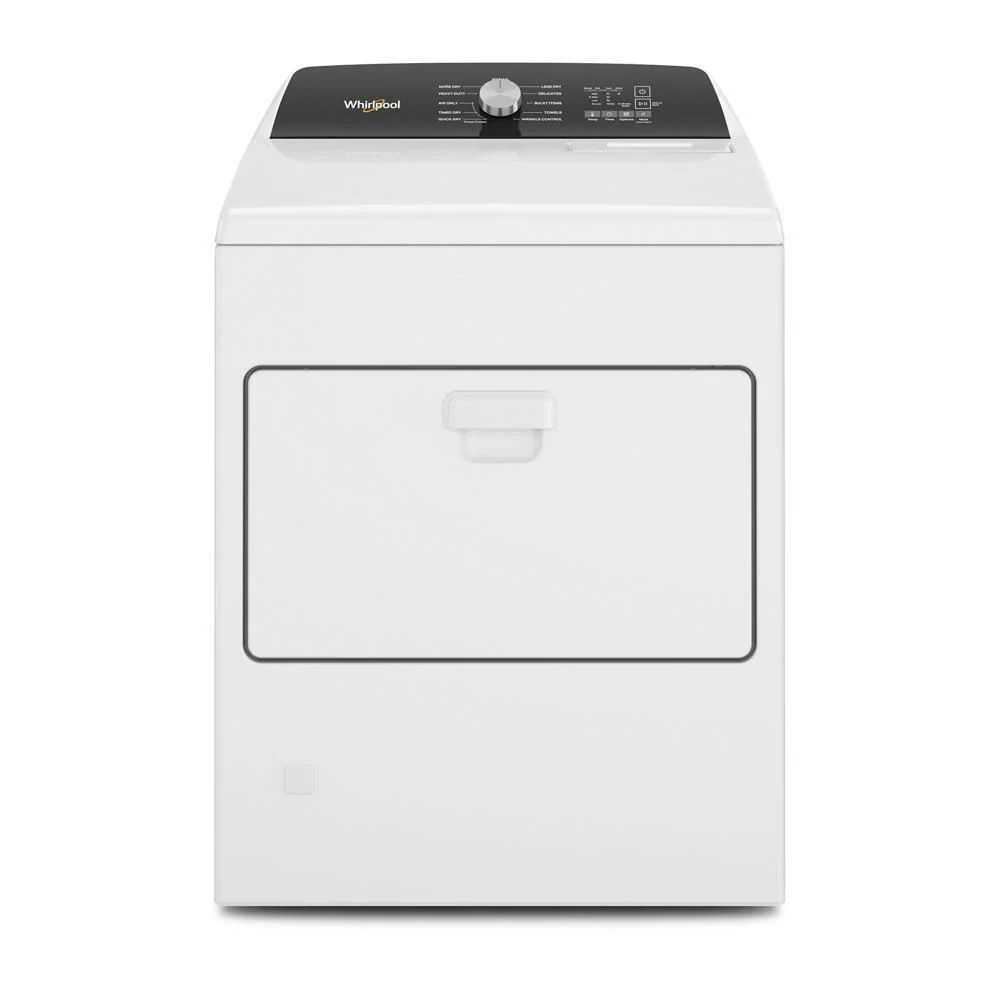 Whirlpool WGD500RLW 7.0 Cu. Ft. Long Vent Gas Moisture Sensing Dryer