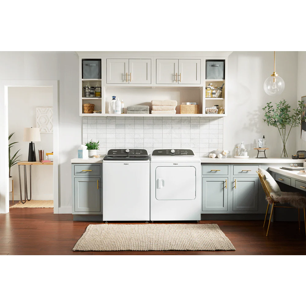 Whirlpool WGD6150PW 7.0 Cu. Ft. Whirlpool® Top Load Gas Dryer with Moisture Sensor - Image 5