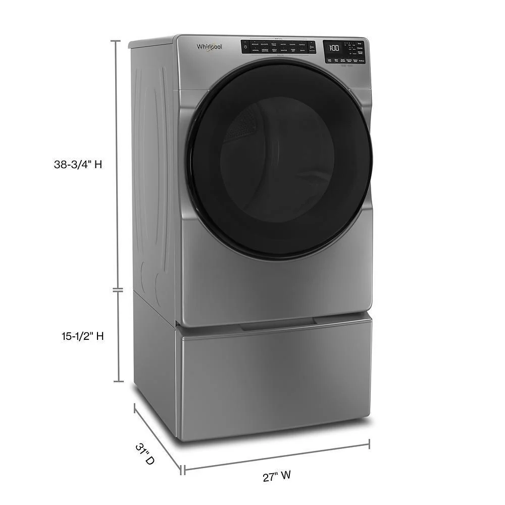 Whirlpool WGD6605MC 7.4 Cu. Ft. Gas Wrinkle Shield Dryer with Steam - Image 6