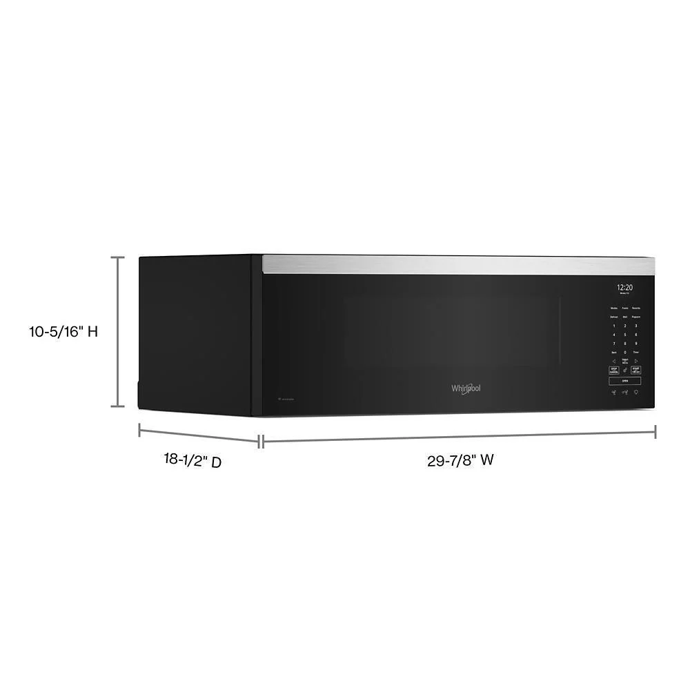 Whirlpool WMML5530RZ 1.1 cu. ft. Smart Low Profile Microwave Hood Combination with 450 CRM 4-Speed Venting - Image 2