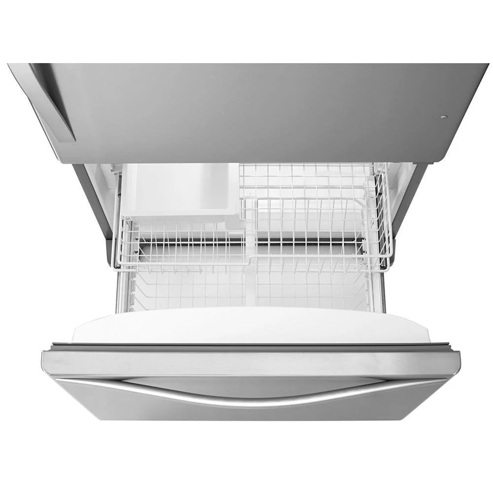 Whirlpool WRB322DMBM 33-inches wide Bottom-Freezer Refrigerator with SpillGuard™ Glass Shelves - 22 cu. ft - Image 5