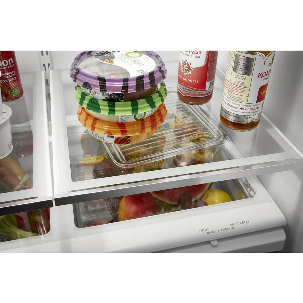 Whirlpool 36-inch Wide Counter Depth French Door Refrigerator - 20 cu. ft. - Image 3