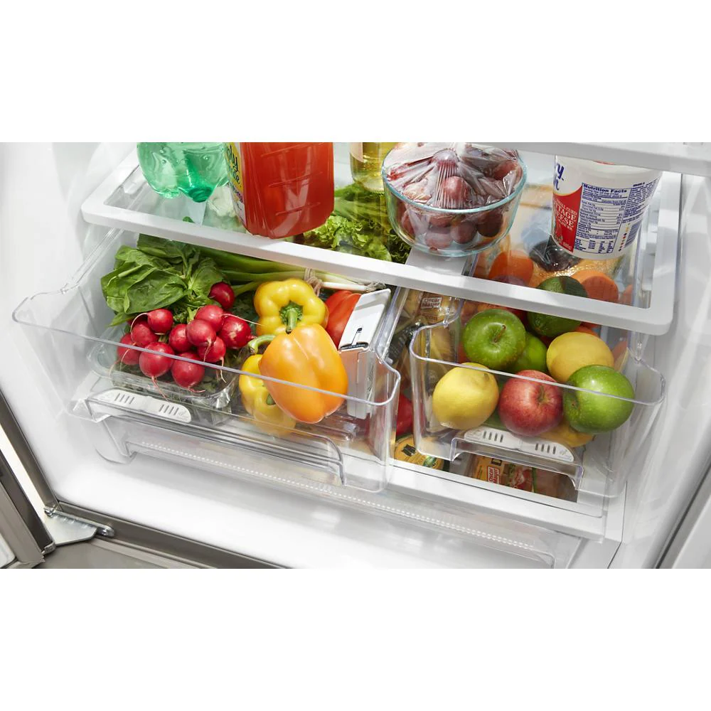 Whirlpool WRF560SEHW 30-inch Wide French Door Refrigerator - 20 cu. ft. - Image 4