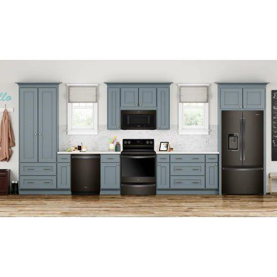 WRF974CIHV Whirlpool® 36-inch Wide Counter Depth French Door-within-Door Refrigerator - 24 cu. ft. - Black Stainless - Image 9