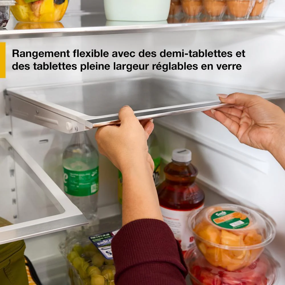 WRMF3336SZ Whirlpool® 30 Cu. Ft. Family-Sized Capacity French Door Refrigerator with Flexible Temperature Drawer - Image 15