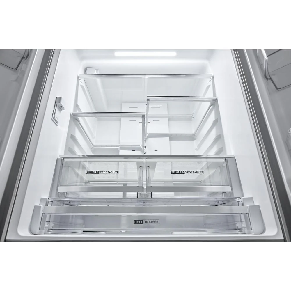 WRMF3336SZ Whirlpool® 30 Cu. Ft. Family-Sized Capacity French Door Refrigerator with Flexible Temperature Drawer - Image 3