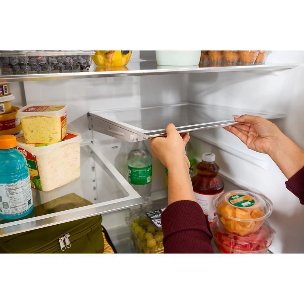 WRMF3536SV Whirlpool® 29 Cu. Ft. Family-Sized Capacity French Door Refrigerator with Flexible Temperature Drawer - Image 3