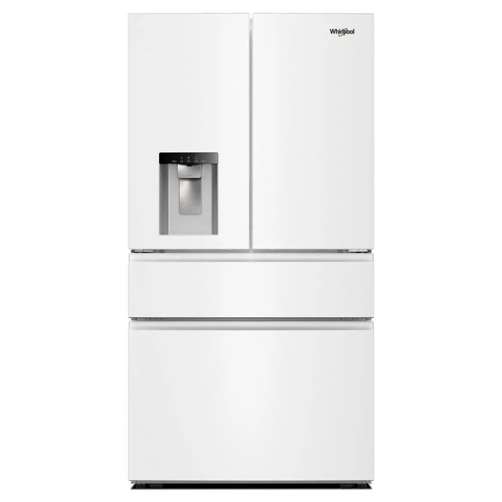 WRMF3536SW Whirlpool® 29 Cu. Ft. Family-Sized Capacity French Door Refrigerator with Flexible Temperature Drawer