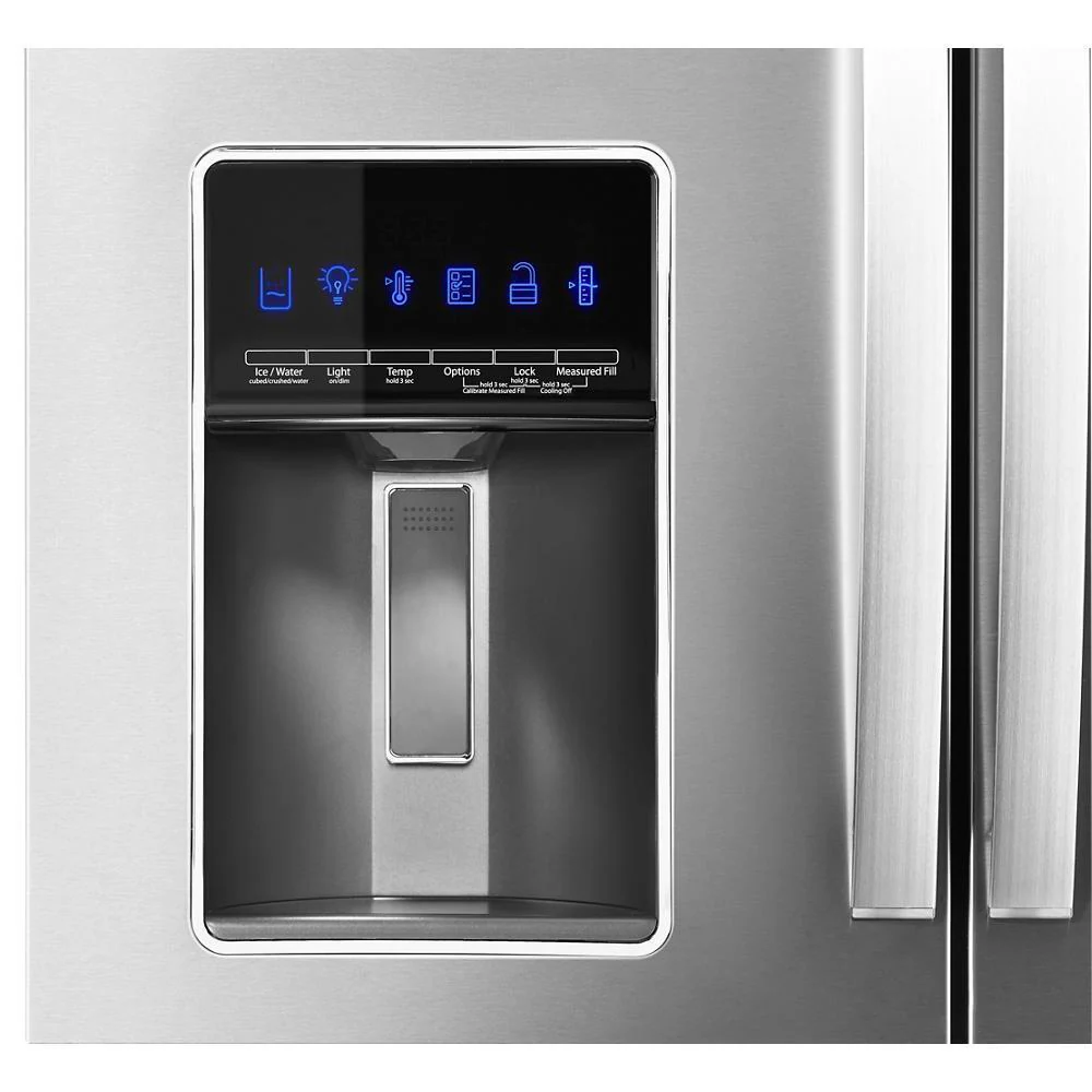Whirlpool WRMF7736PZ 36-inch Wide 4 Door Refrigerator with Prep and Store Bins - 26 Cu. Ft. - Image 9