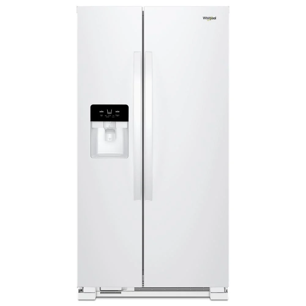 Whirlpool WRS321SDHW 33-inch Wide Side-by-Side Refrigerator - 21 cu. ft.