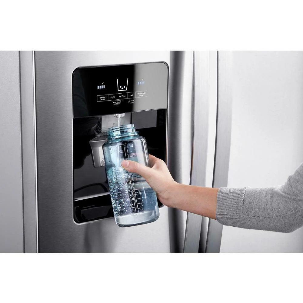 Whirlpool WRS321SDHZ 33-inch Wide Side-by-Side Refrigerator - 21 cu. ft. - Image 2