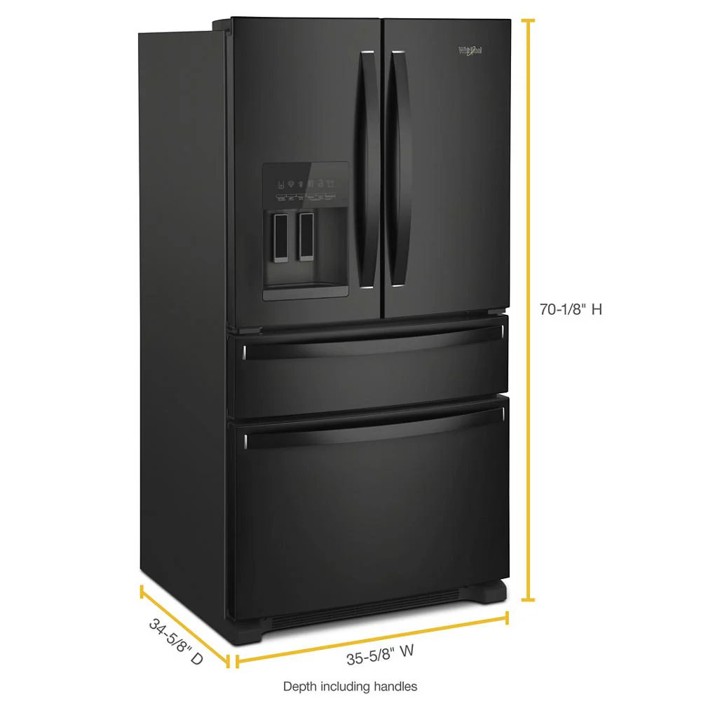 Whirlpool 36-Inch Wide French Door Refrigerator - 25 cu. ft. - Image 4