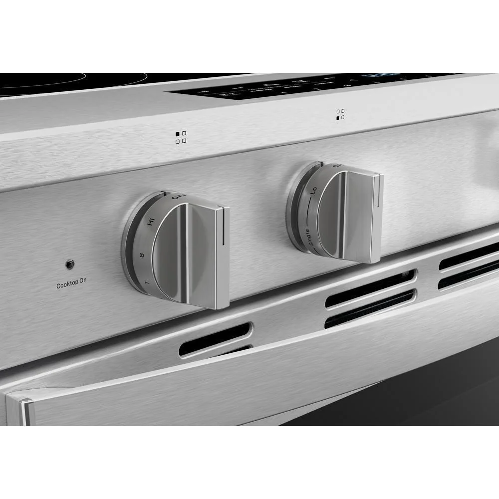 Whirlpool WSES7530RZ 30-inch Smart Slide in Electric Range with Air Cooking Technology, No Preheat Air Fry, WipeClean™ Coating, Steam/Self Clean and High Speed Preheat - Image 3