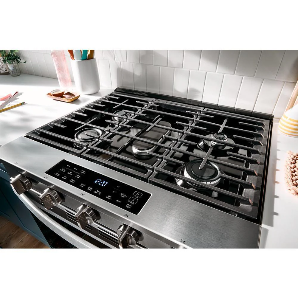 Whirlpool WSGS5030SV 30-inch Gas Smart Range with Air Cooking Technology - Image 12
