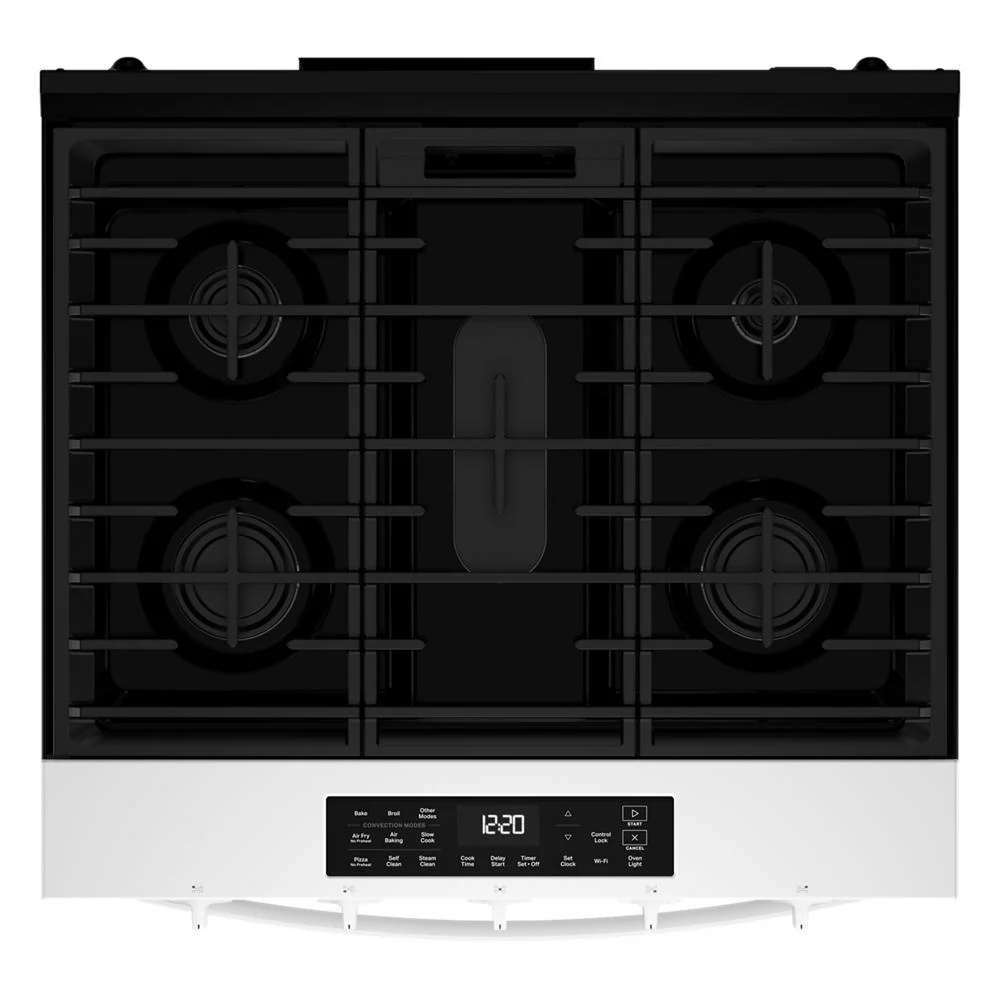 Whirlpool WSGS5030SW 30-inch Gas Smart Range with Air Cooking Technology - Image 11