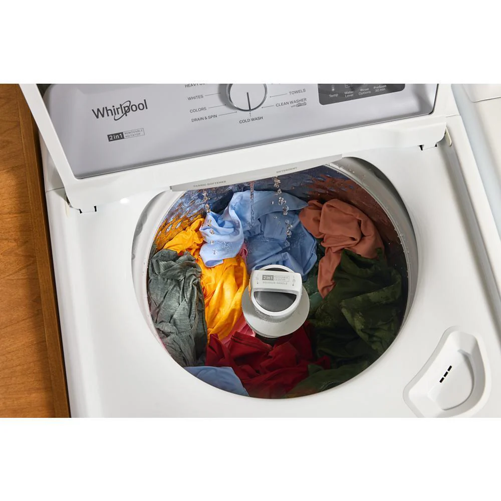 Whirlpool WTW4107SW 4.2 - 4.3 Cu. Ft. Whirlpool® Top Load Washer with 2-in-1 Removable Agitator - Image 8
