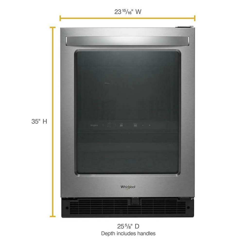Whirlpool WUB50X24HZ 24-inch Wide Undercounter Beverage Center - 5.2 cu. ft. - Image 3