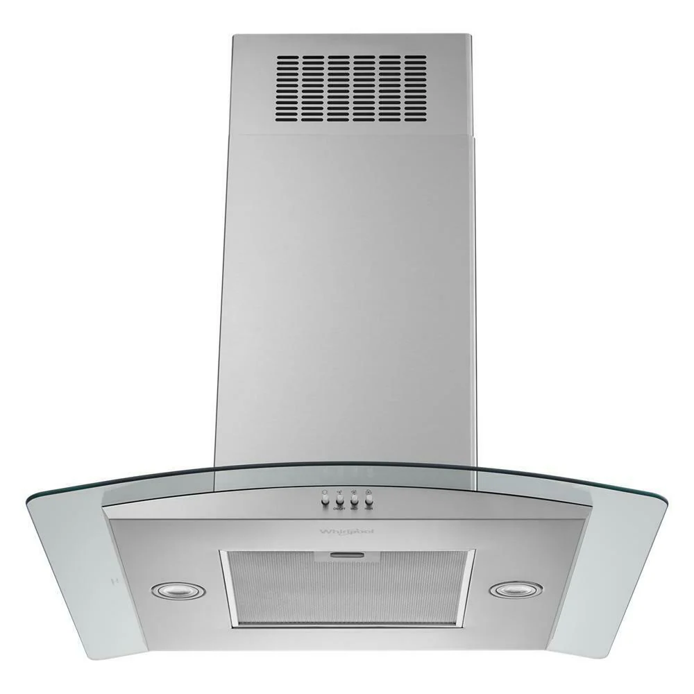 Whirlpool WVI51UC0LS 30" Curved Glass Island Mount Range Hood - Image 4