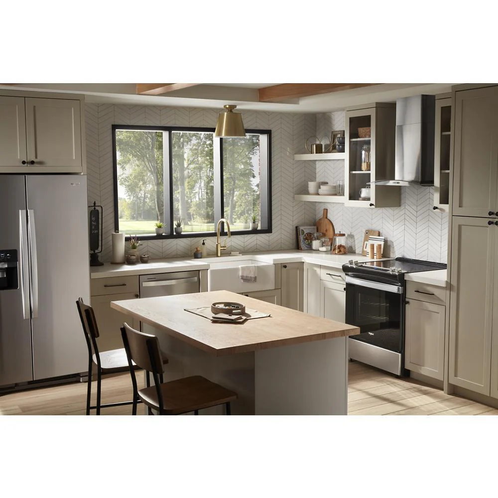 Whirlpool WVW51UC0LS 30" Curved Glass Wall Mount Range Hood - Image 12