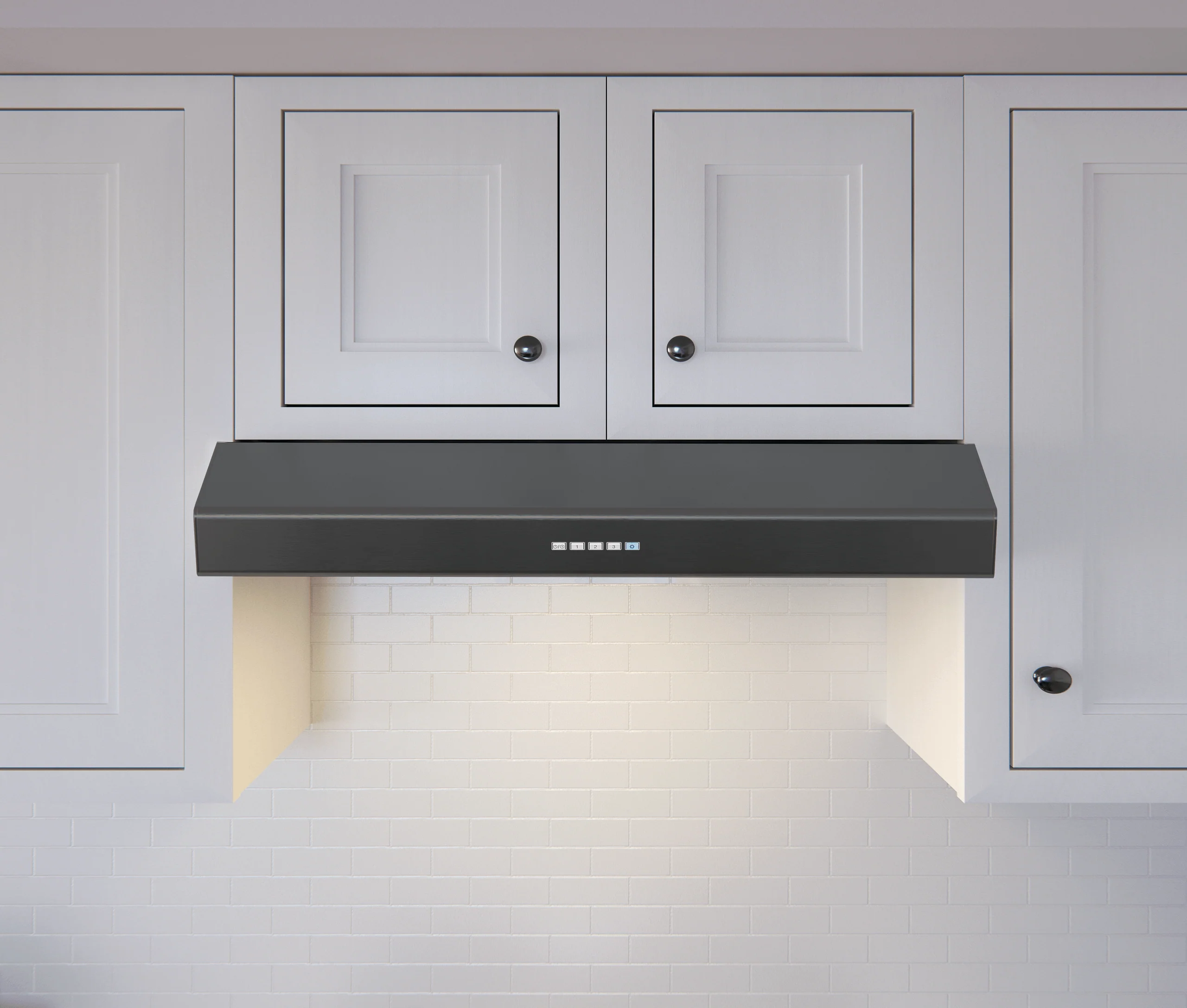 Zephyr AK1236CBS Breeze II, Under Cabinet, 36", Black SS, LED - Image 4