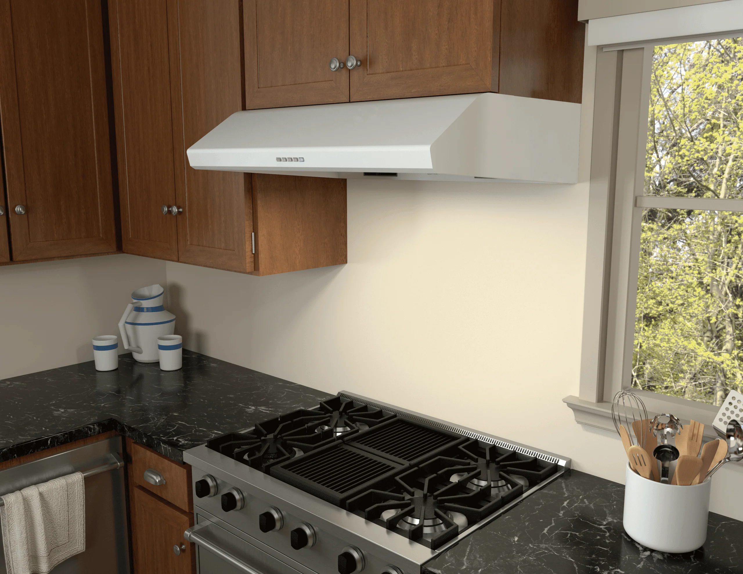 Zephyr AK2500CW Hurricane, Under Cabinet, 30", White, 695 CFM - Image 6