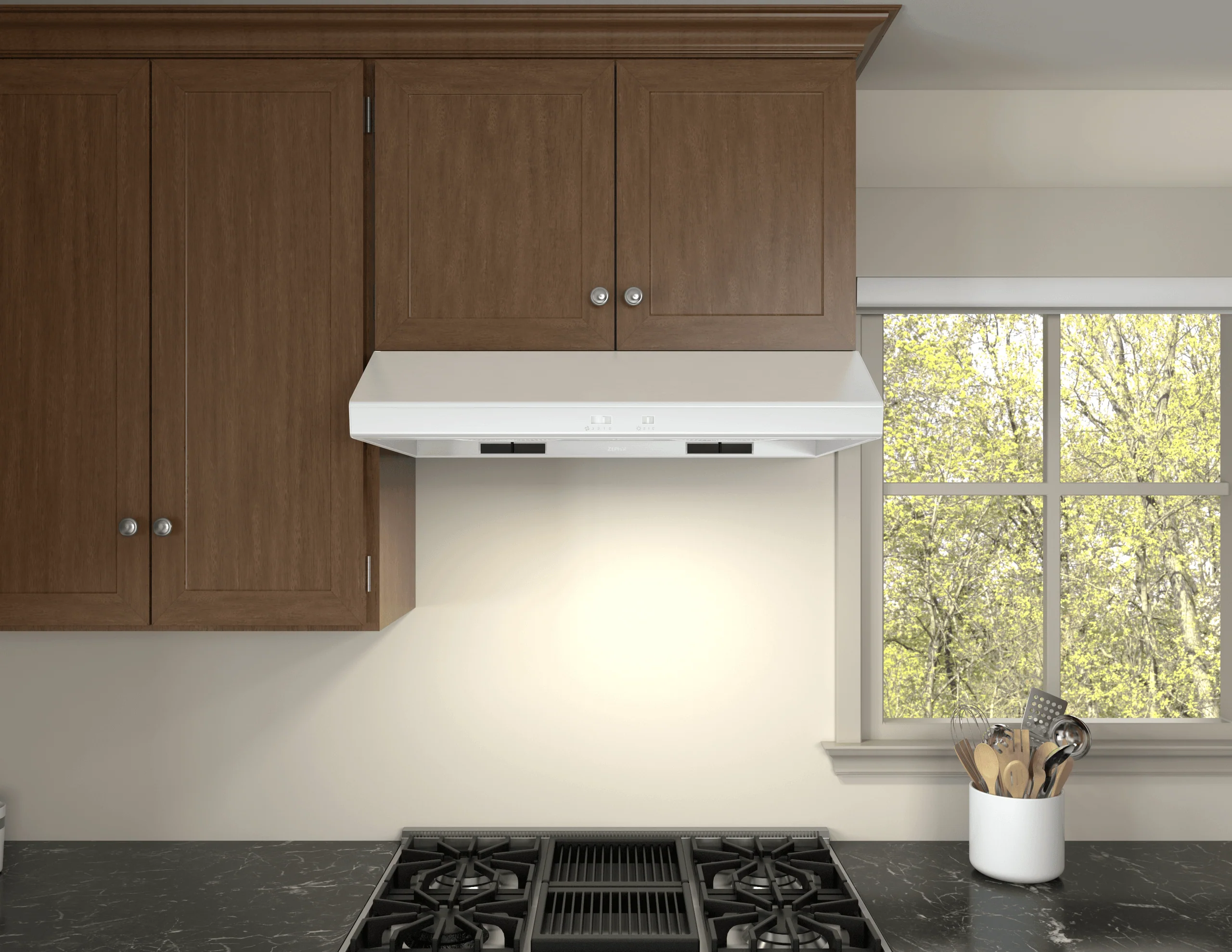 Zephyr AK6500CW Cyclone, Under Cabinet, 30", White, 600 CFM - Image 4