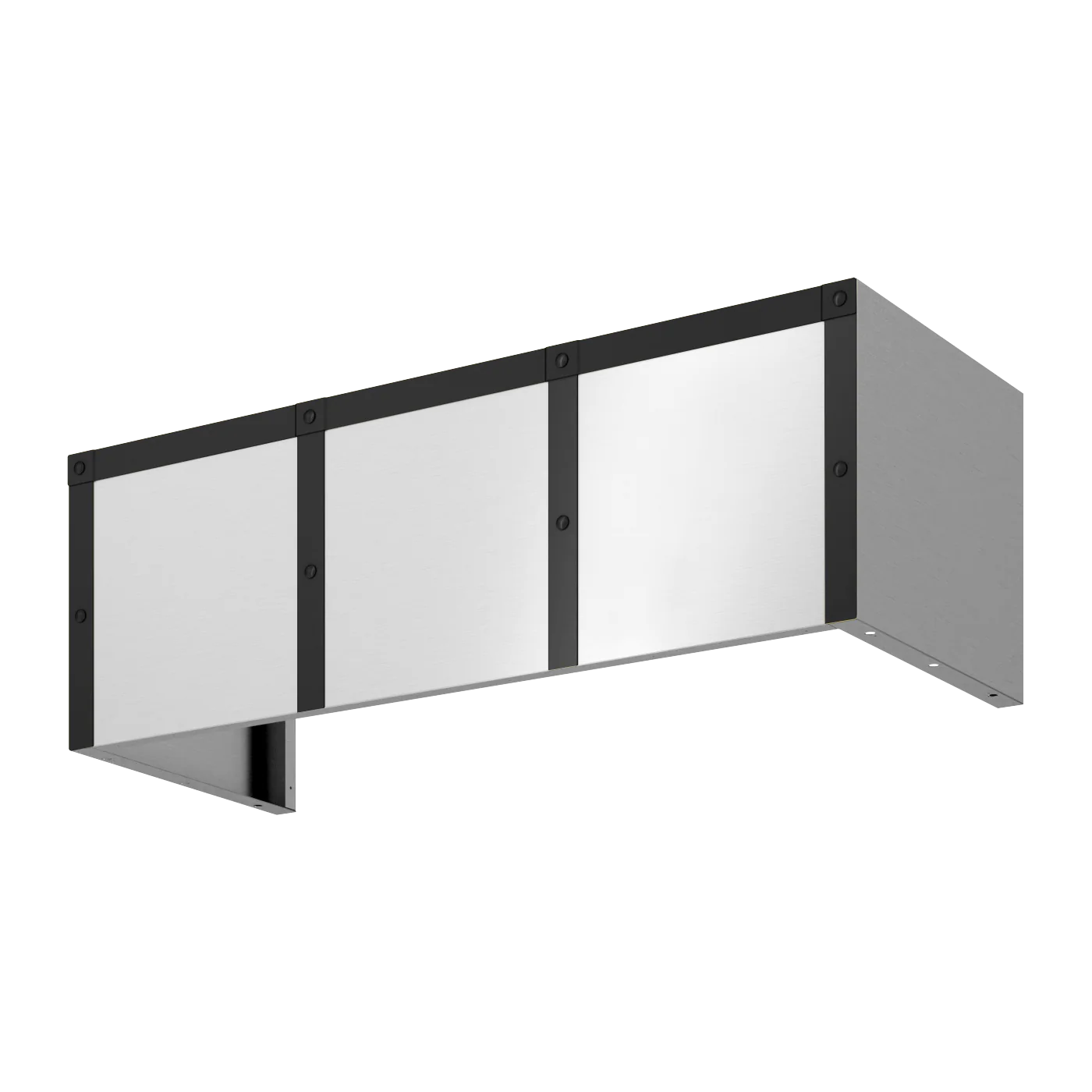 Zephyr BKDC14812AMB Duct Cover Banding Kit, 48in x 12in, Matte Black Finish
