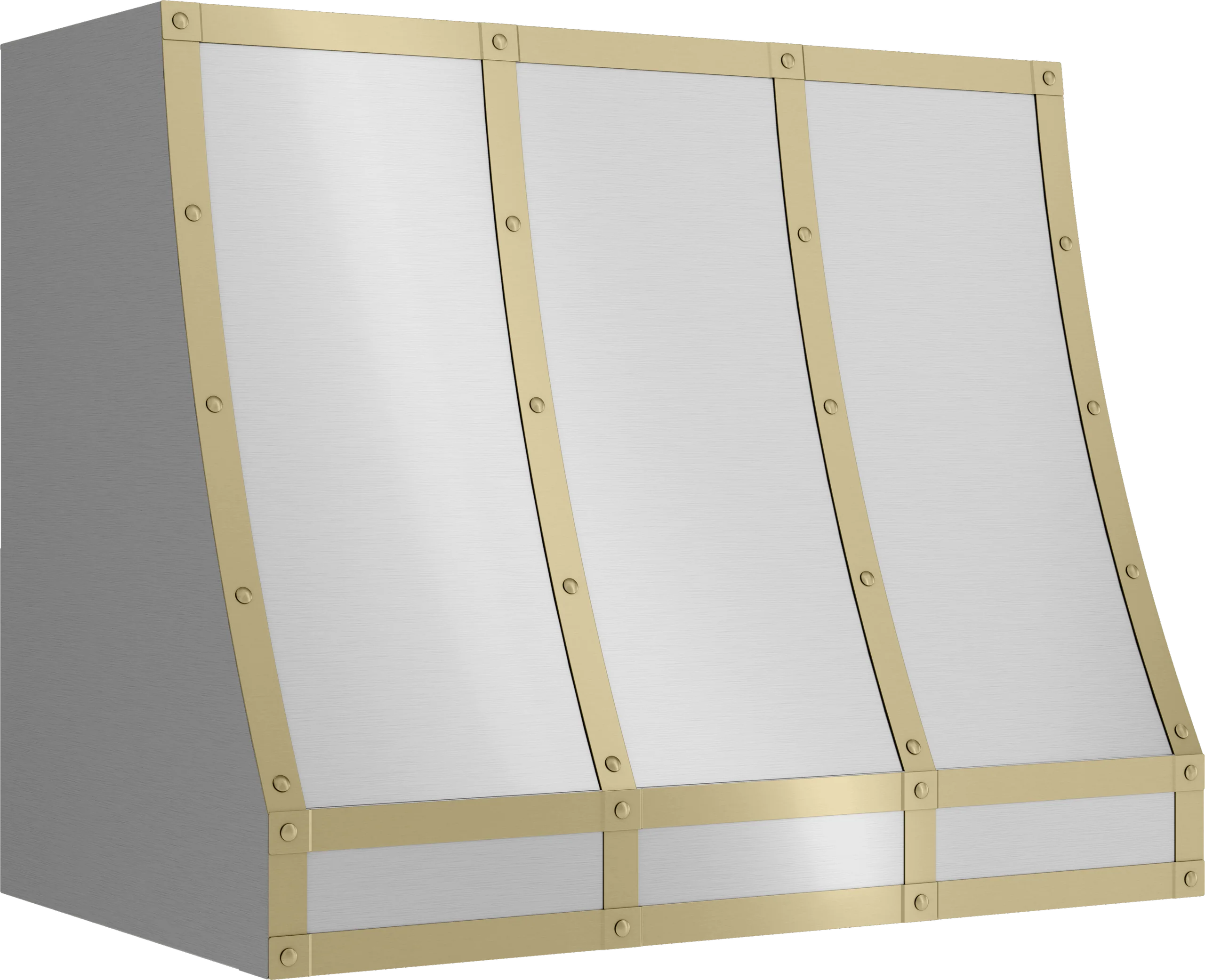 Zephyr BKFT36ASG Forte Hood Banding Kit, 36in, Satin Gold Finish - Image 3
