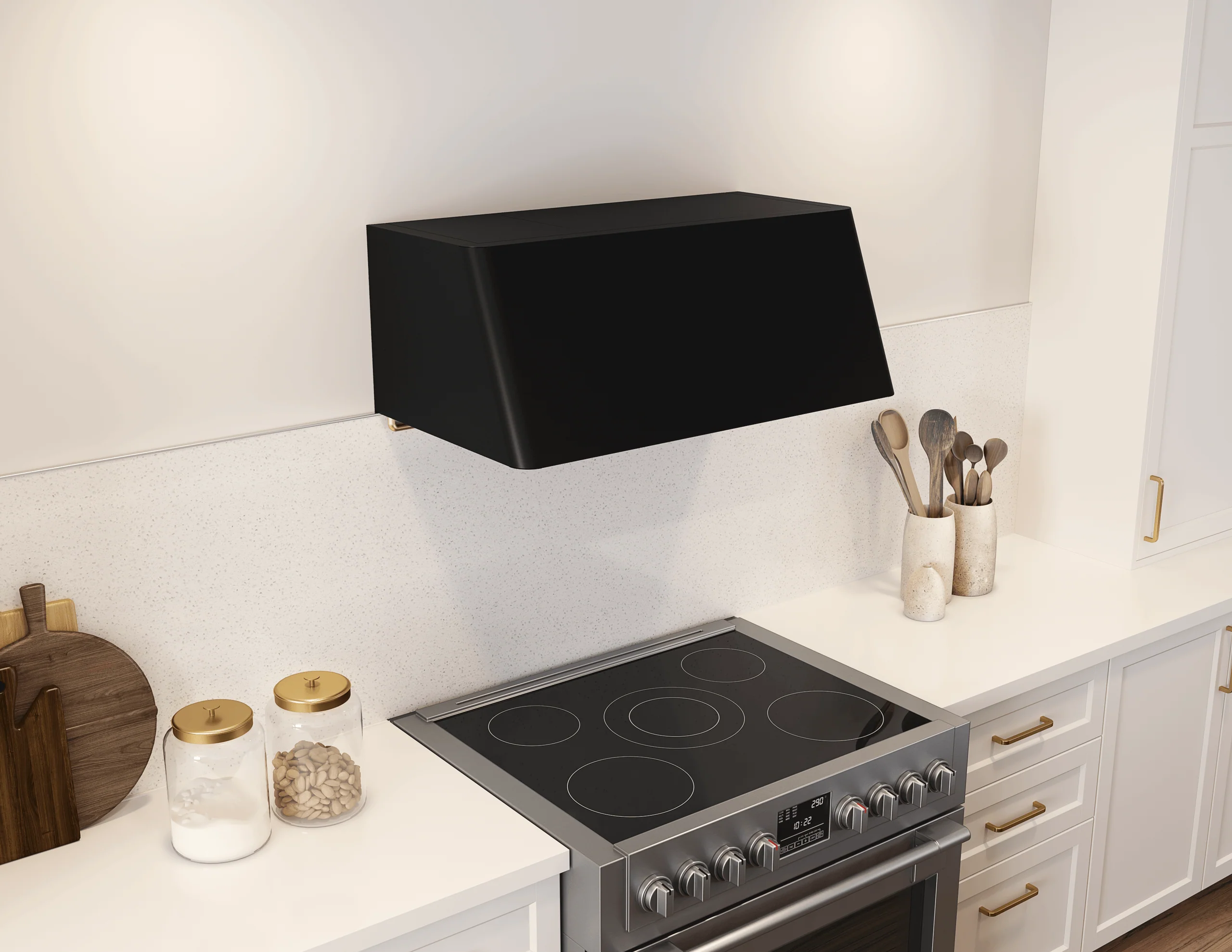 Zephyr DMEM90AMBX Mesa 90cm, Matte Black, BODY ONLY - Image 6
