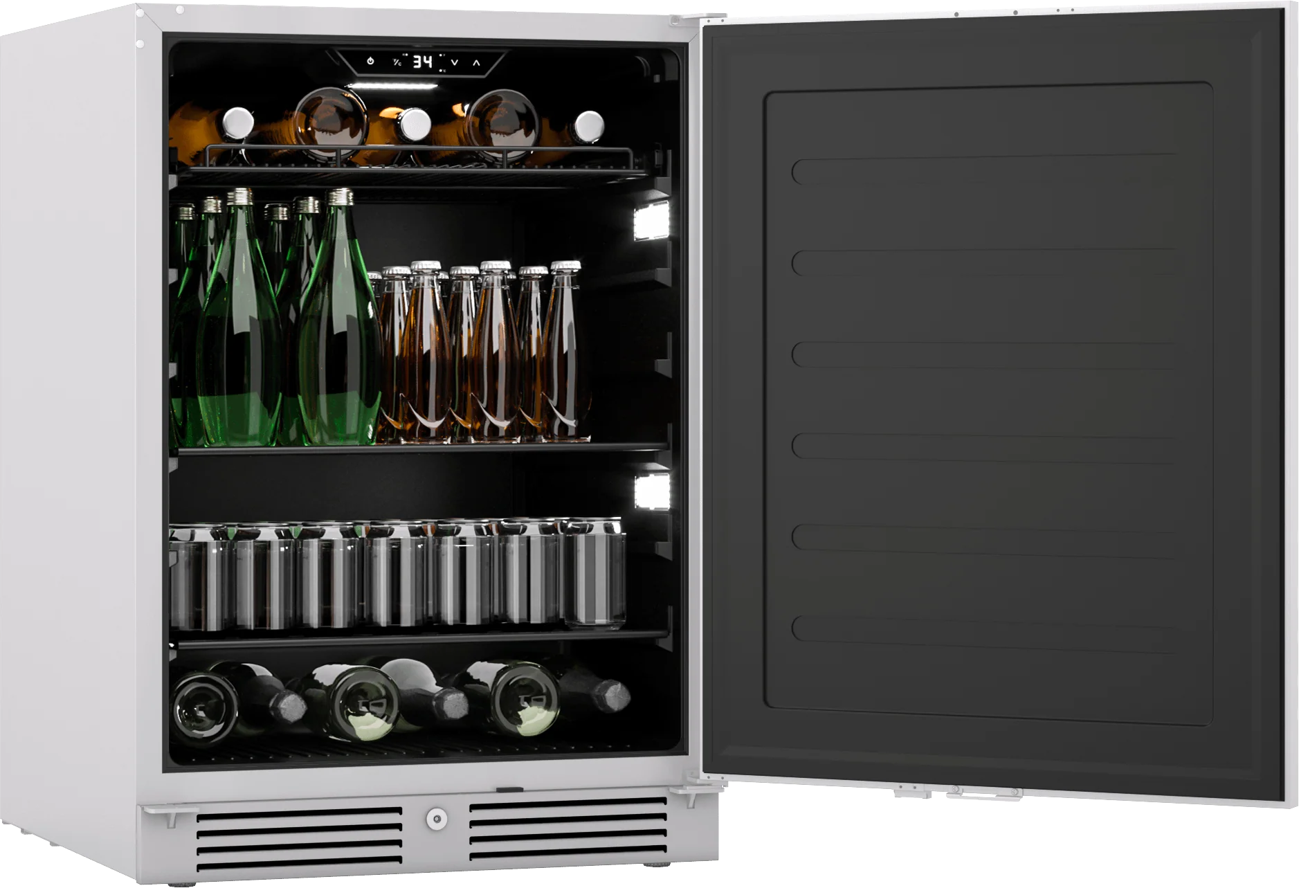 Zephyr PRB24C01ASOD Presrv Bev Outdoor Cooler, 24in UC, SS, Lock, 1Z - Image 3