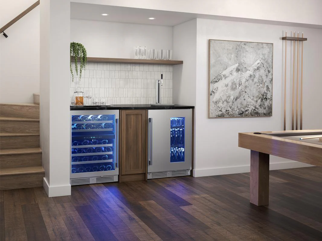 PRKB24C01AG Presrv Kegerator & Beverage Cooler, 24in Under Cabinet, SS+Glass, Reverse Door, 1 Zone - Image 16