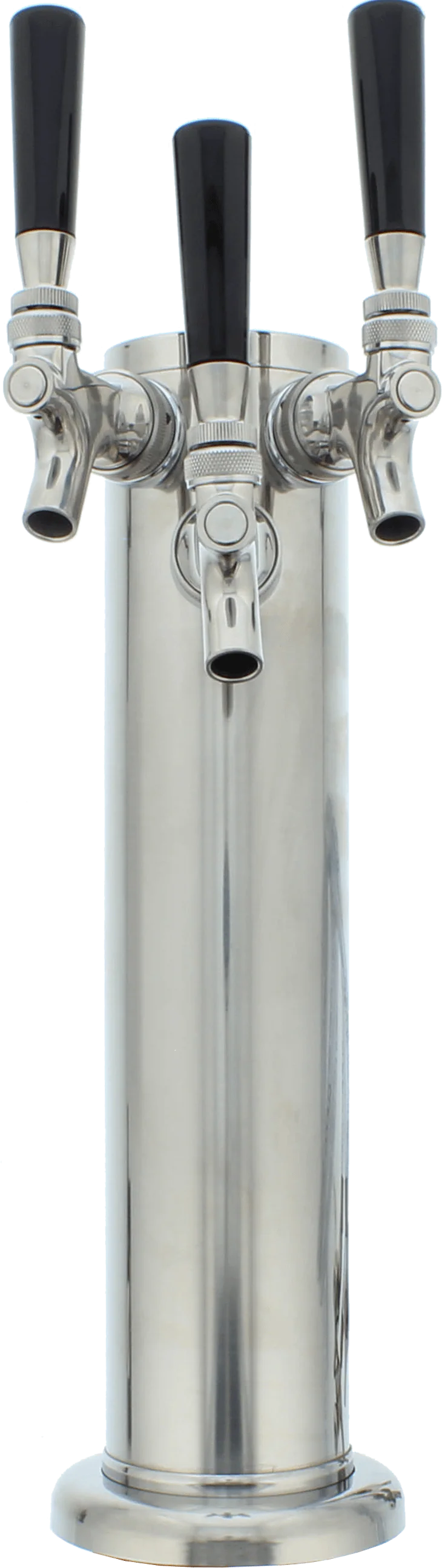 PRKFK03SSC Presrv Kegerator Triple Tap Kit, SS, CO2