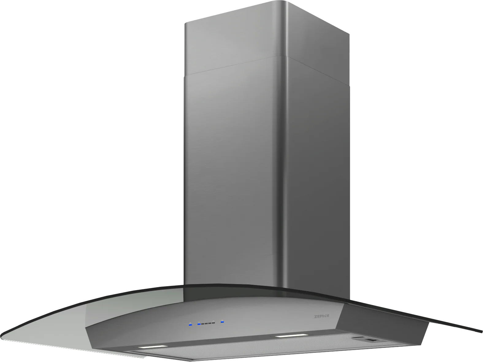 Zephyr ZRVE30CBSGG Ravenna Wall, 30in, Black SS+Gray Glass, LED - Image 3